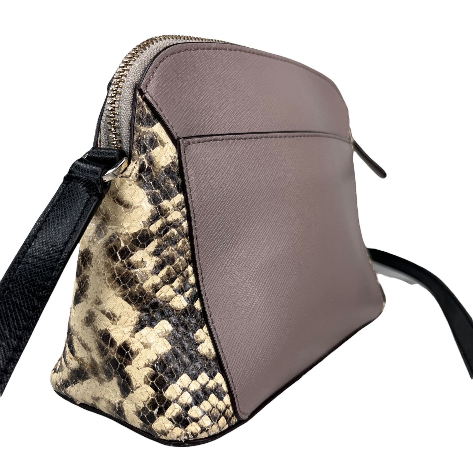 Kate Spade Kate Spade NY Louise Python Embossed Taupe Crossbody Purse Size ONE SIZE - 10 Thumbnail