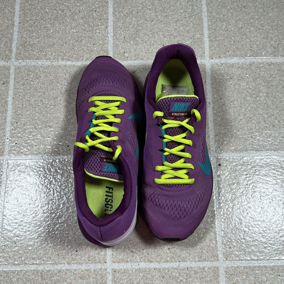 Nike Nike Women's Zoom Structure 17 Running Shoes Purple Yellow Size US 6.5 / EU 39-40 - 5 Thumbnail