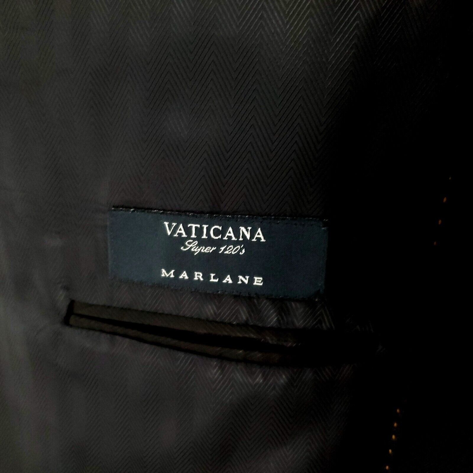 Joseph Abboud Joseph Abboud Vaticana Marlane Super 120s Wool Blazer 48R Bl Size 48R - 9 Thumbnail