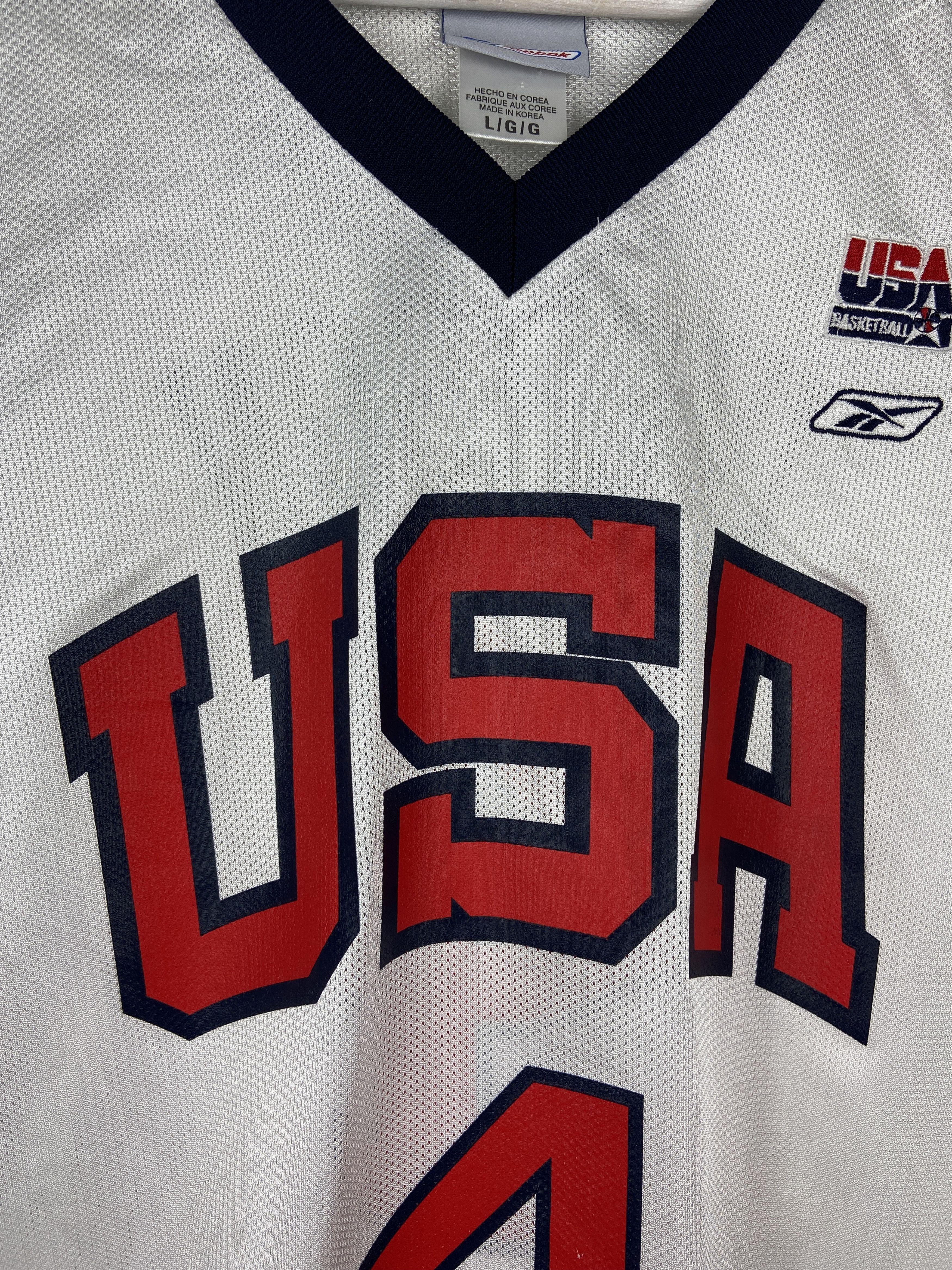 Reebok #4 Allen Iverson USA Olympic Dream Team Reebok Jersey NBA Size US L / EU 52-54 / 3 - 5 Thumbnail