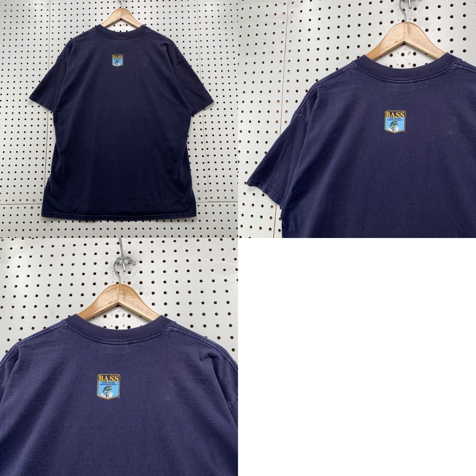 Delta VINTAGE Delta Shirt Mens XL Blue Navy Blue Short Sleeve Reel Man Bass Fishing Shirt VRNT? Size US XL / EU 56 / 4 - 8 Thumbnail