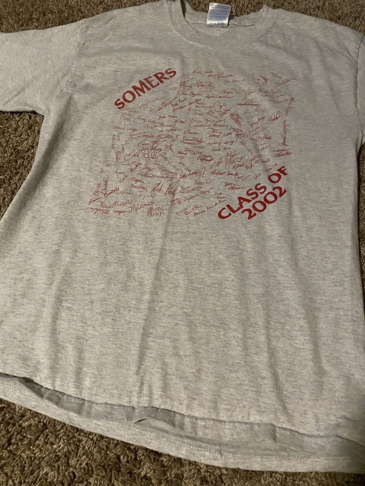 Gildan × Vintage Y2K 2002 College Tee Size US L / EU 52-54 / 3 - 2 Thumbnail