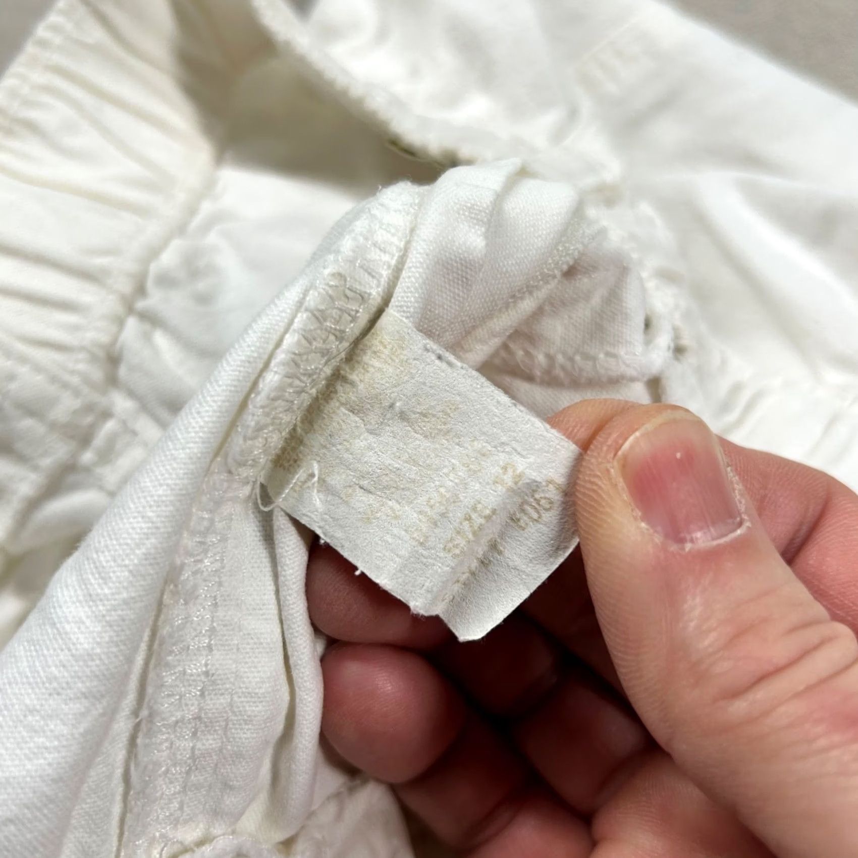 Vintage VINTAGE LL Bean Pants Womens 12 Linen Blend Mom High Rise Taper 80s USA White Size 34" / US 12 / IT 48 - 6 Thumbnail