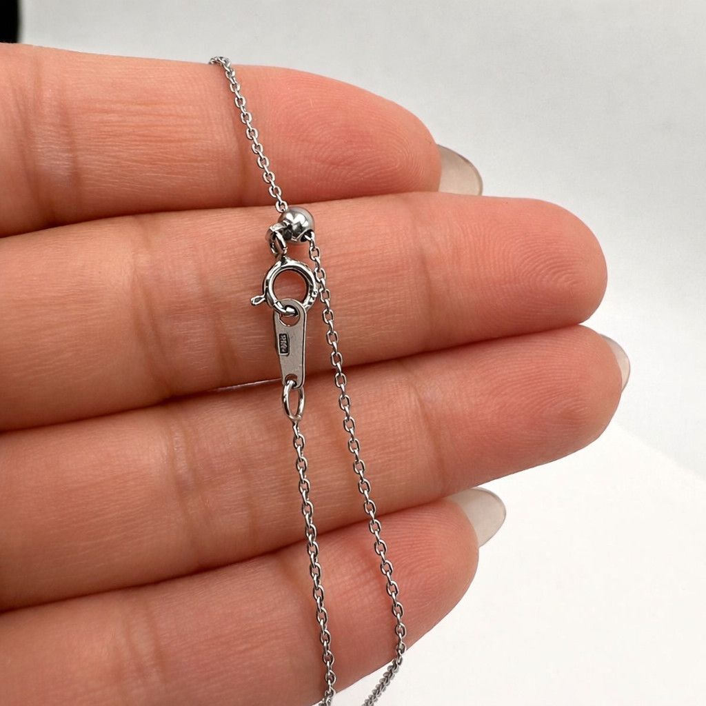 Sterling Silver Vintage 925 Sterling Silver Black Clover Necklace Size ONE SIZE - 4 Thumbnail