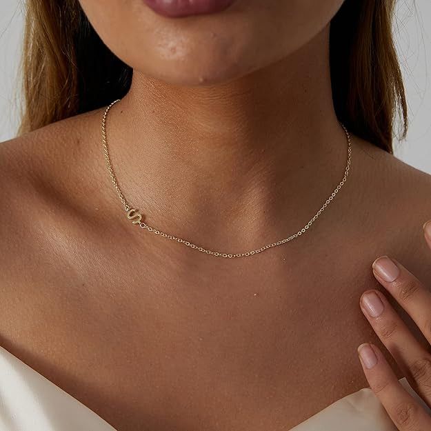 Other Classy Minimimalist Initial Gold Jewelry Necklace Size ONE SIZE - 4 Thumbnail