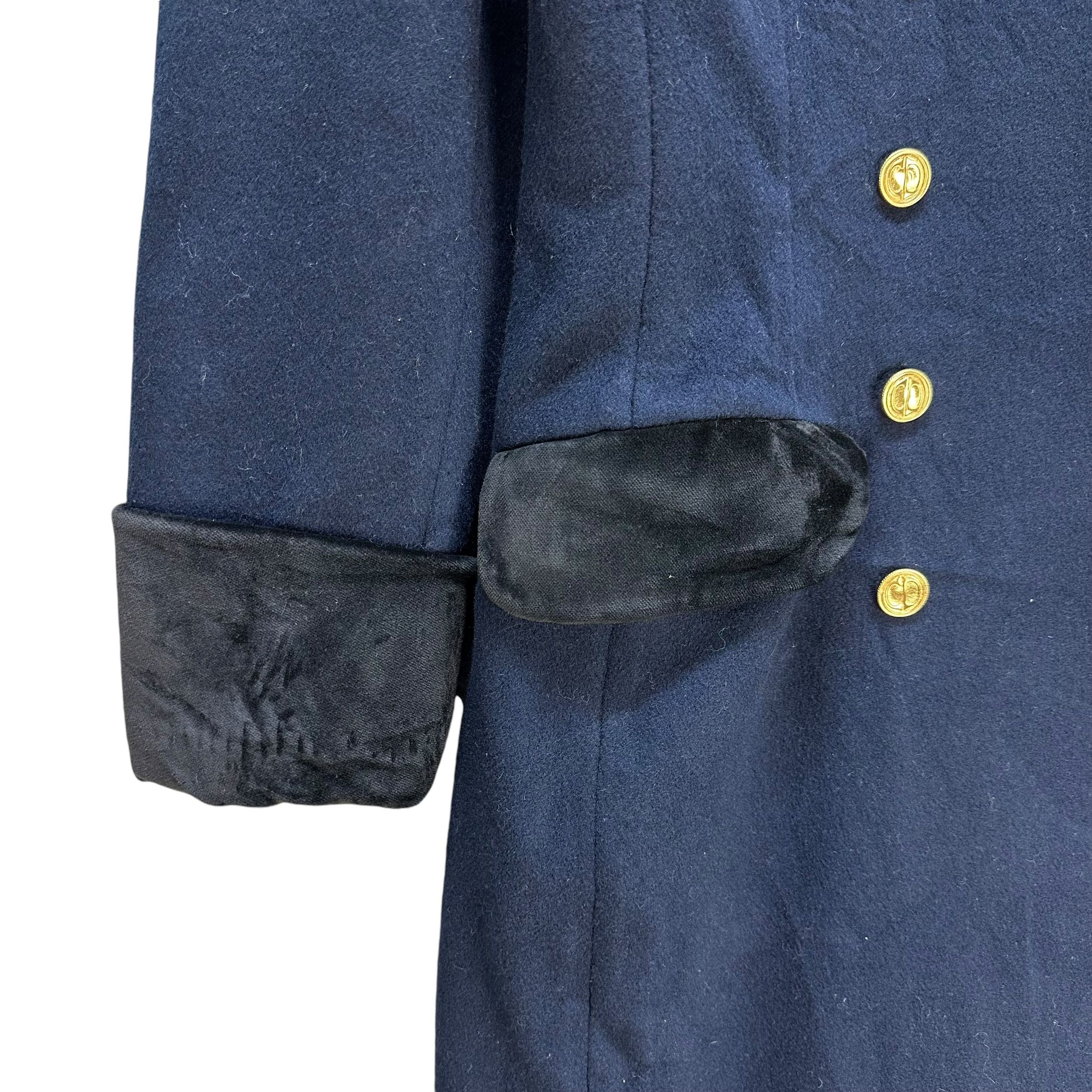 Christian Dior Monsieur 80's CHRISTIAN DIOR Double Breasted Wool Long Coat #A52-1213 Size S / US 4 / IT 40 - 4 Thumbnail