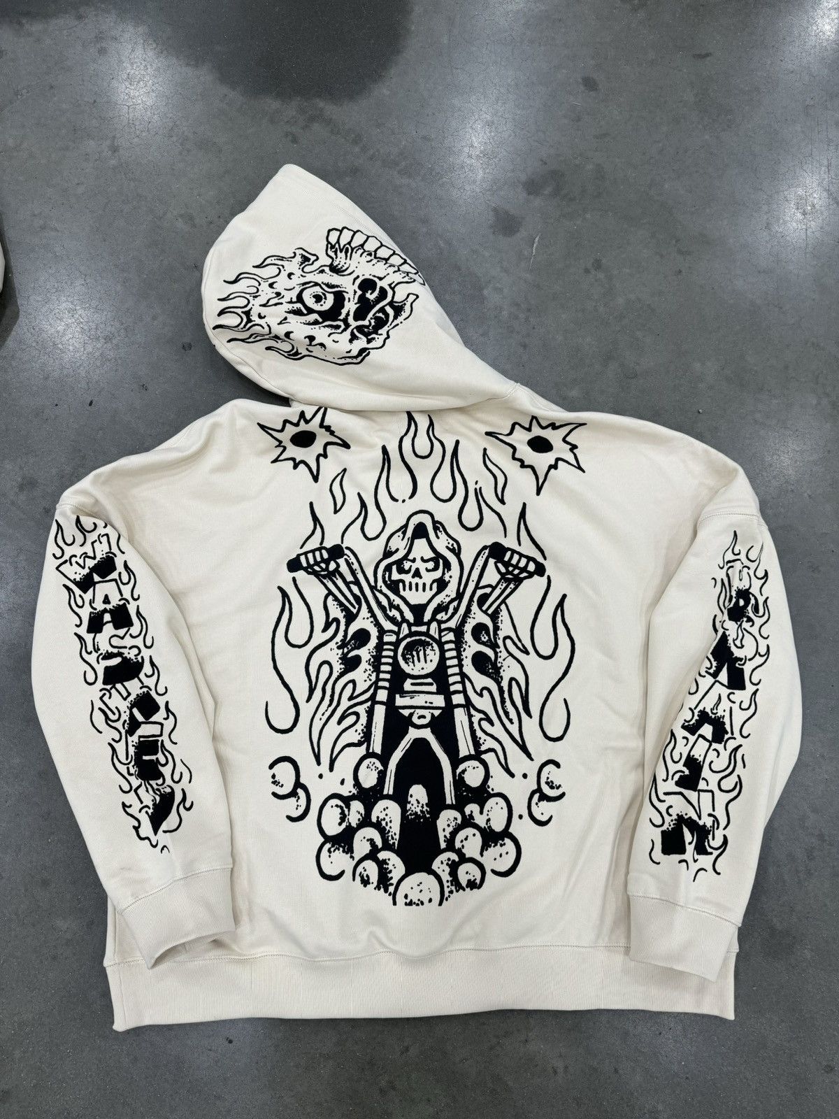 Designer × Japanese Brand Brainwashed Biker Hoodie Size US XL / EU 56 / 4 - 3 Thumbnail