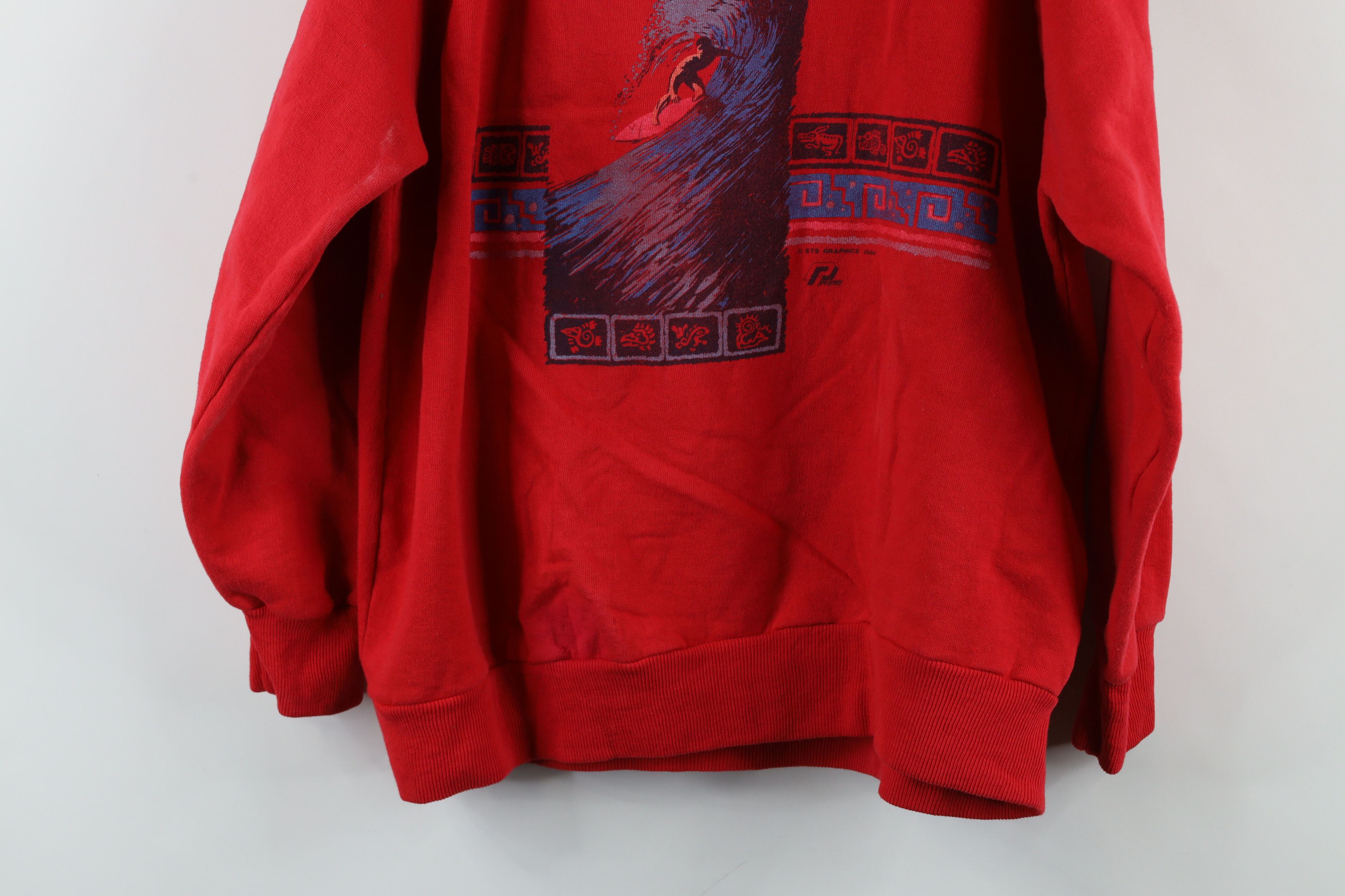 Vintage Vintage 80s Streetwear Hawaii Surfing Crewneck Sweatshirt Size US M / EU 48-50 / 2 - 17 Thumbnail