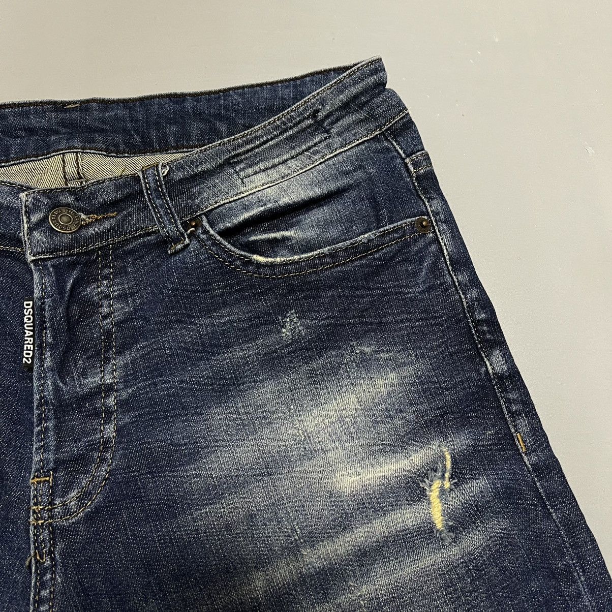 Dsquared2 × Vintage Dsquared Blue Shorts Vintage Size US 30 / EU 46 - 9 Thumbnail