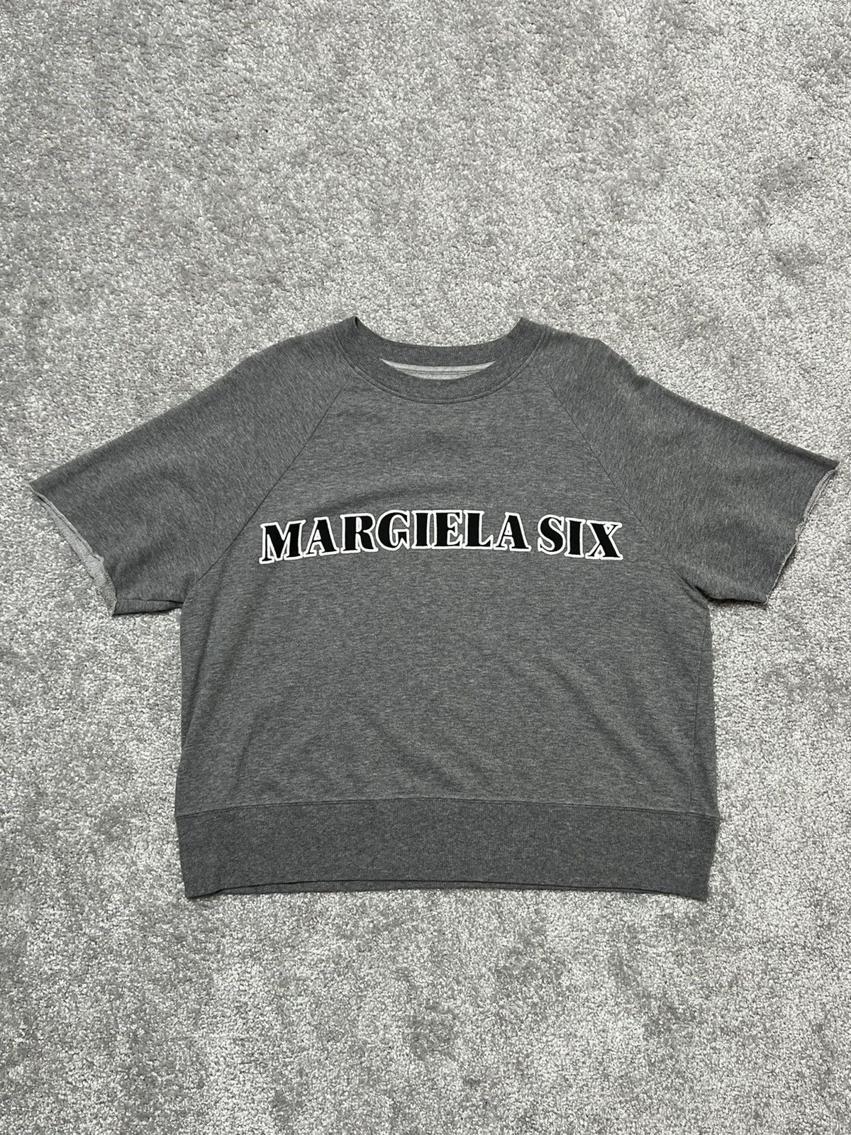 Maison Margiela Maison Margiela Six Cropped Sweatshirt Size XS Size US XS / EU 42 / 0 - 1 Thumbnail