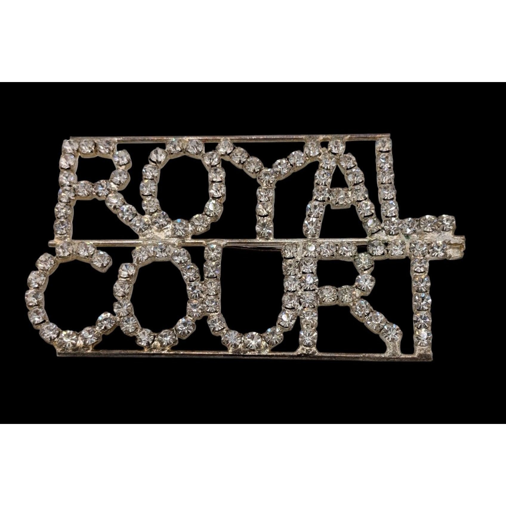 Other Vintage Royal Court Rhinestone Silver Tone Brooch Size ONE SIZE - 1 Thumbnail
