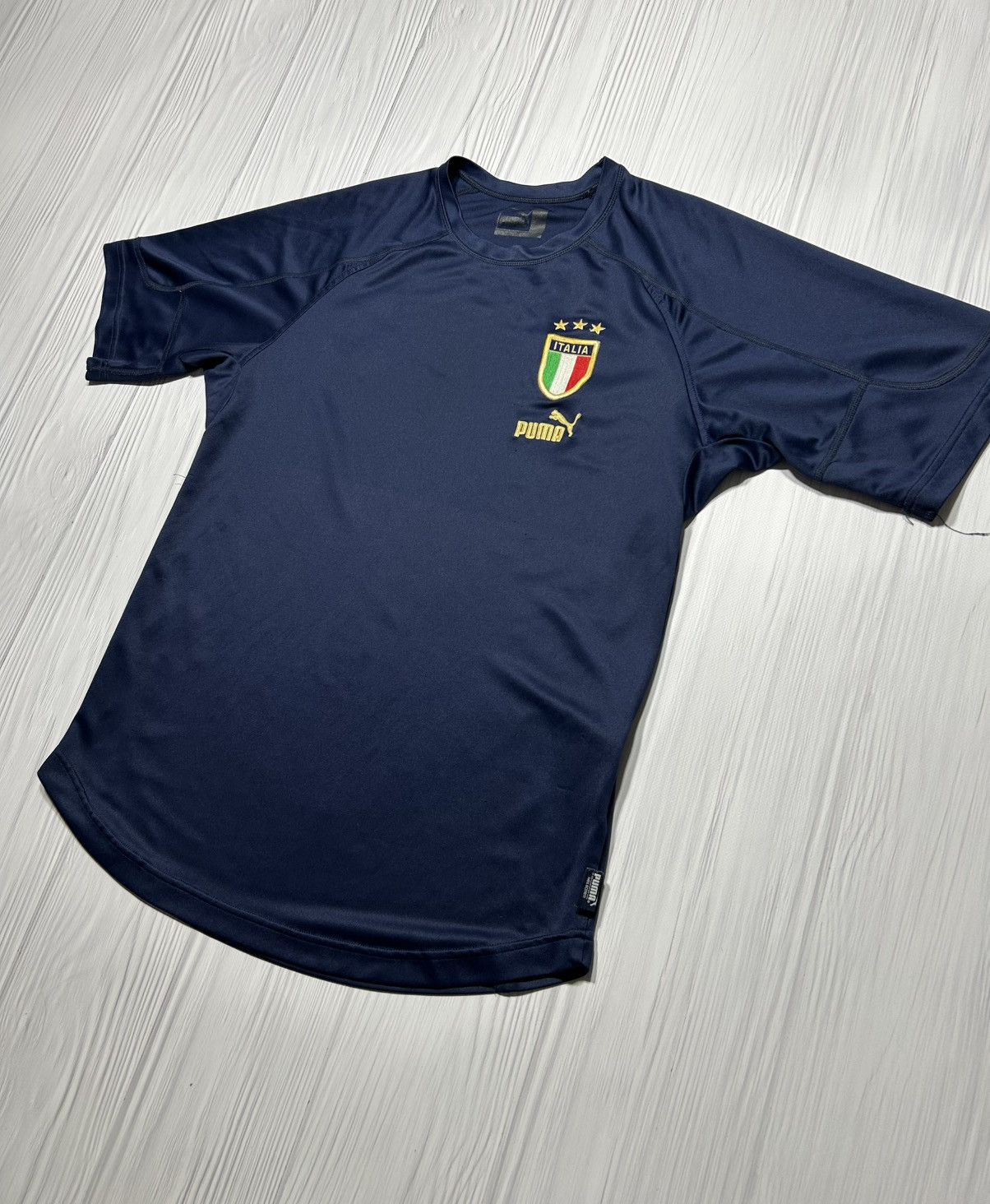 Neil Barrett × Puma Vintage Italia Puma Neil Barrett Home Soccer Jersey t-shirt Size US M / EU 48-50 / 2 - 2 Thumbnail