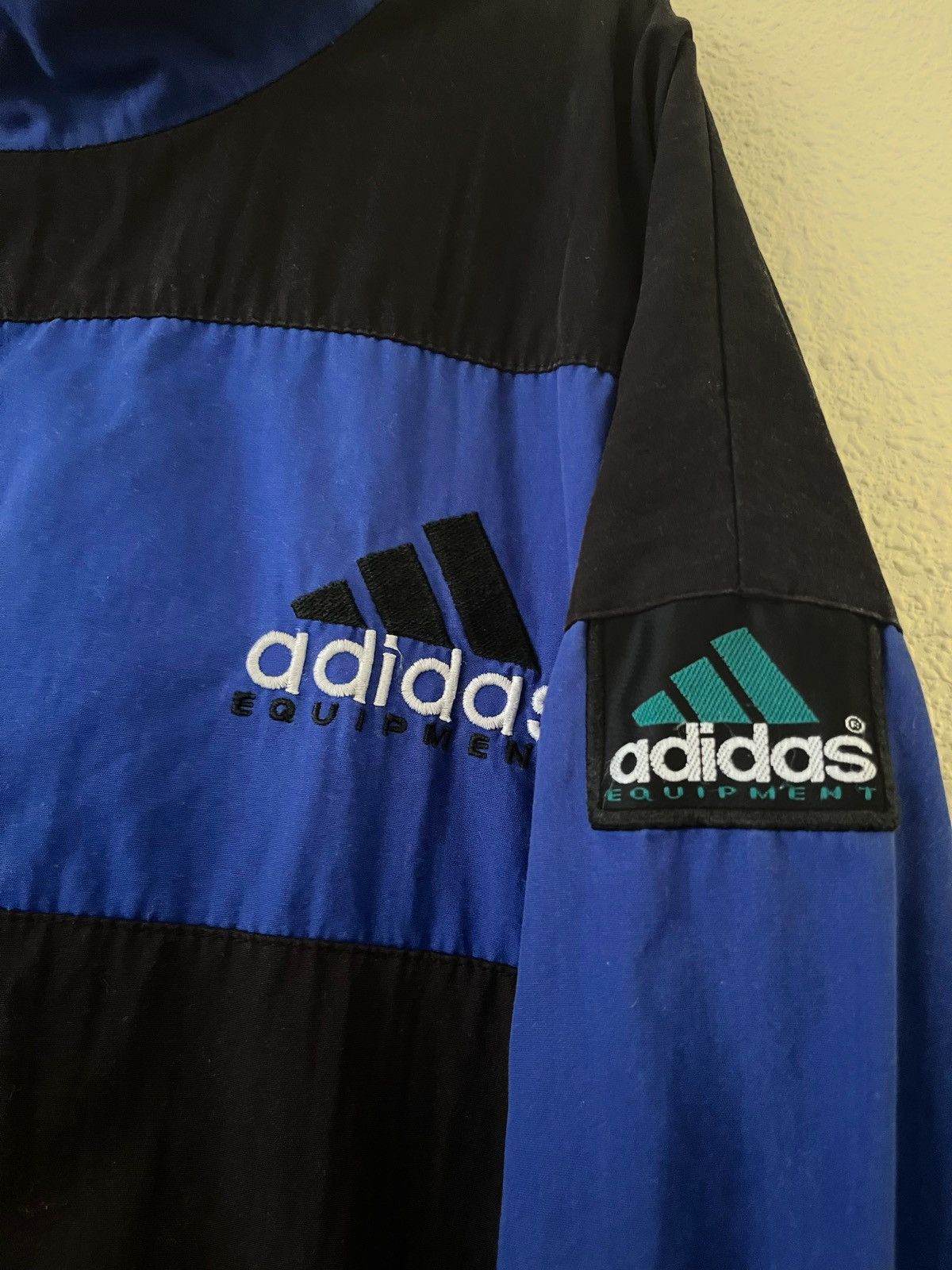 Adidas Adidas Vintage Track Jacket EQS 90s Limited Edition Size US XL / EU 56 / 4 - 4 Thumbnail