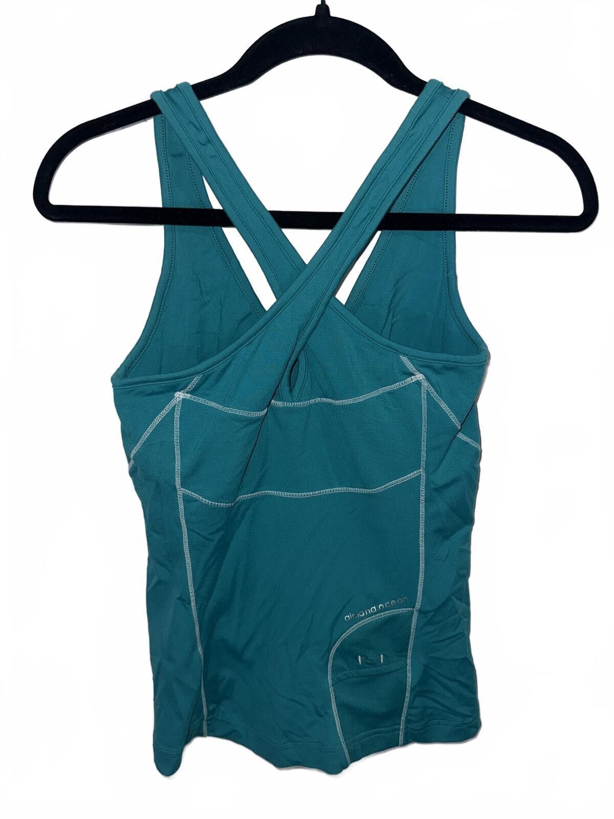 Other Alo Yoga tank w/bra size small teal Size S / US 4 / IT 40 - 2 Thumbnail