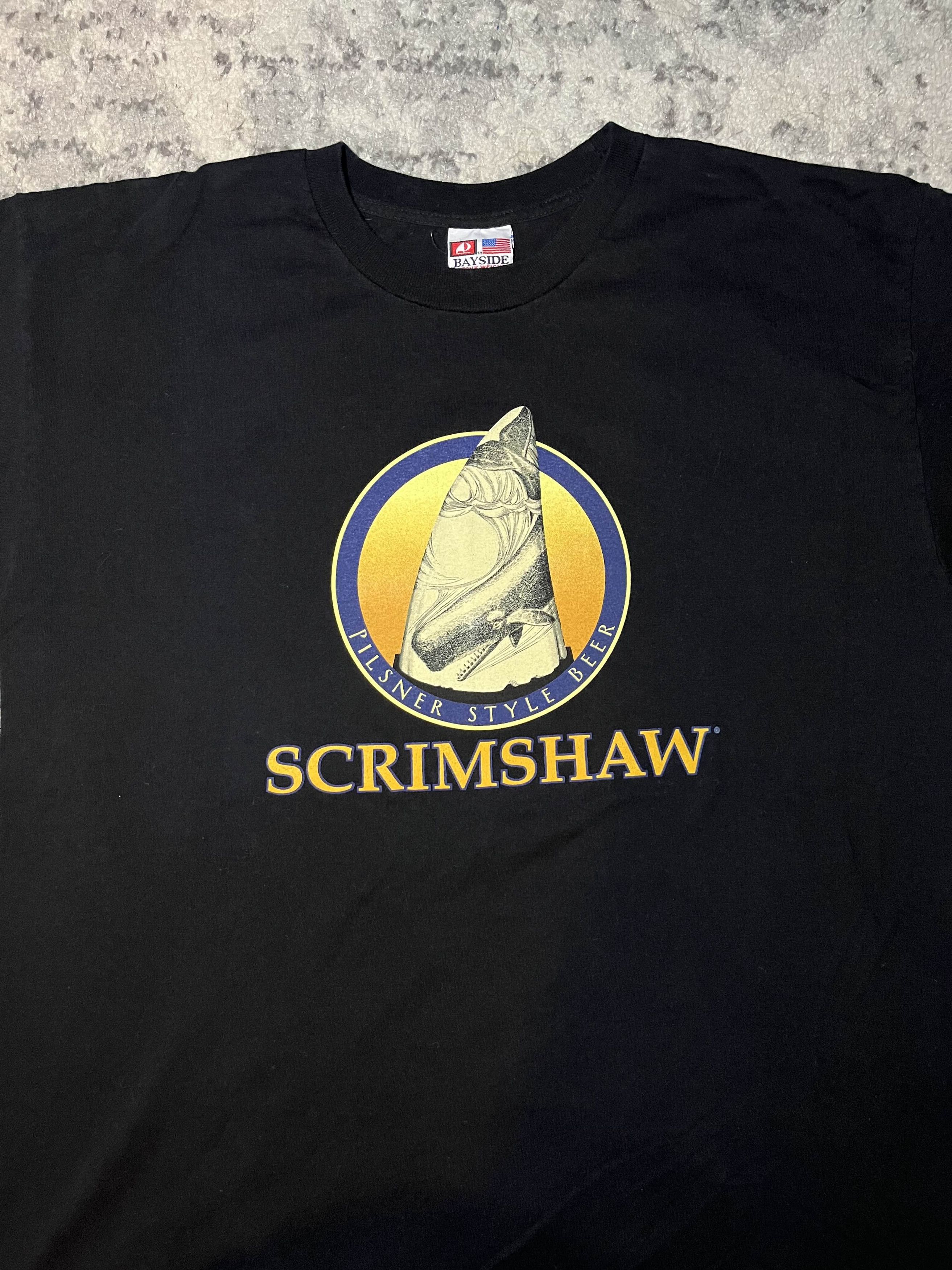 Vintage Vintage Scrimshaw Pilsner Style Beer Promo Whale Shirt Size US XL / EU 56 / 4 - 2 Thumbnail