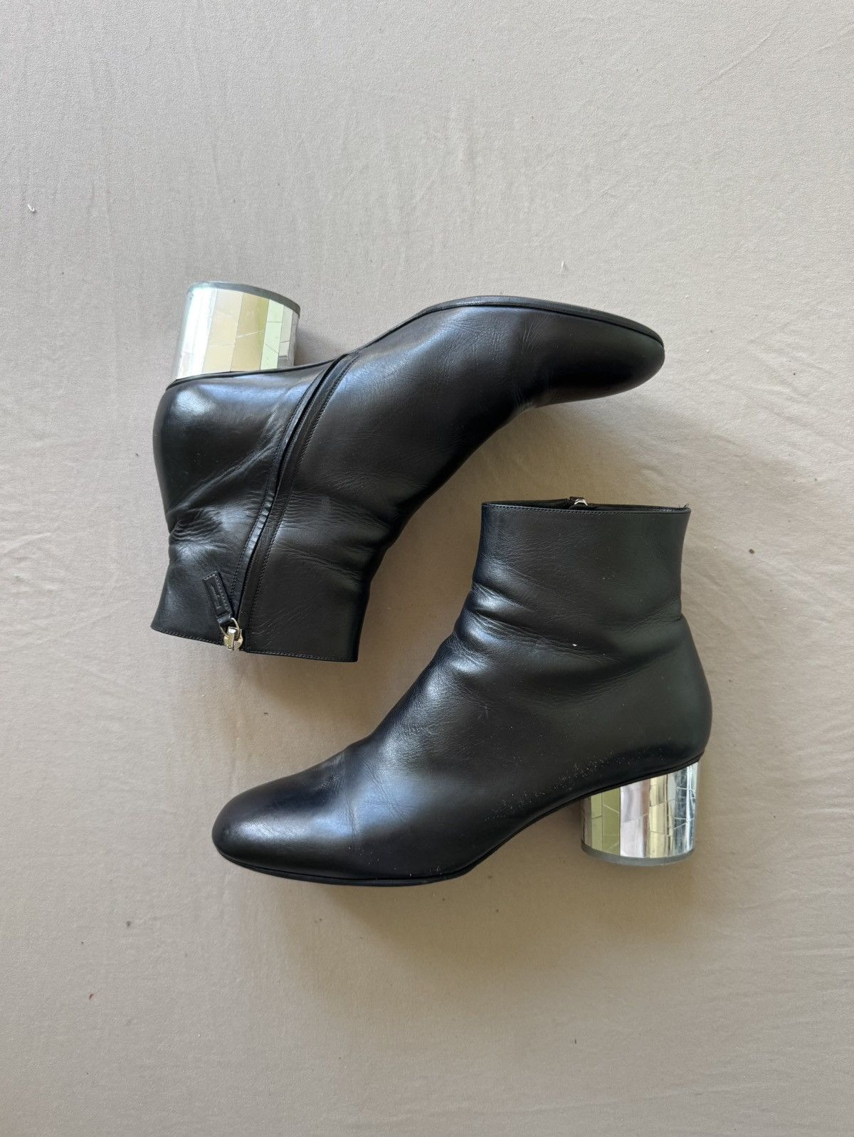 Salvatore Ferragamo Salvatore Ferragamo Florrie block-heel ankle boots Size US 11 / IT 41 - 1 Thumbnail