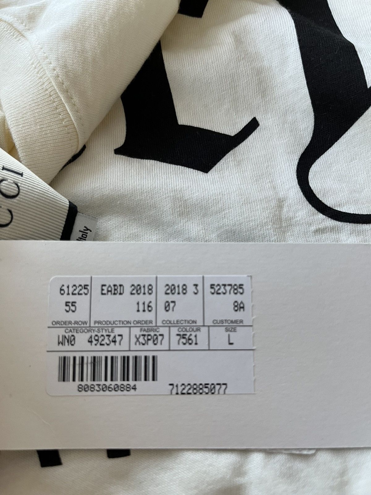Gucci Gucci Super Runway Logo Internaive Tee T-shirt Brand New Size US L / EU 52-54 / 3 - 12 Thumbnail