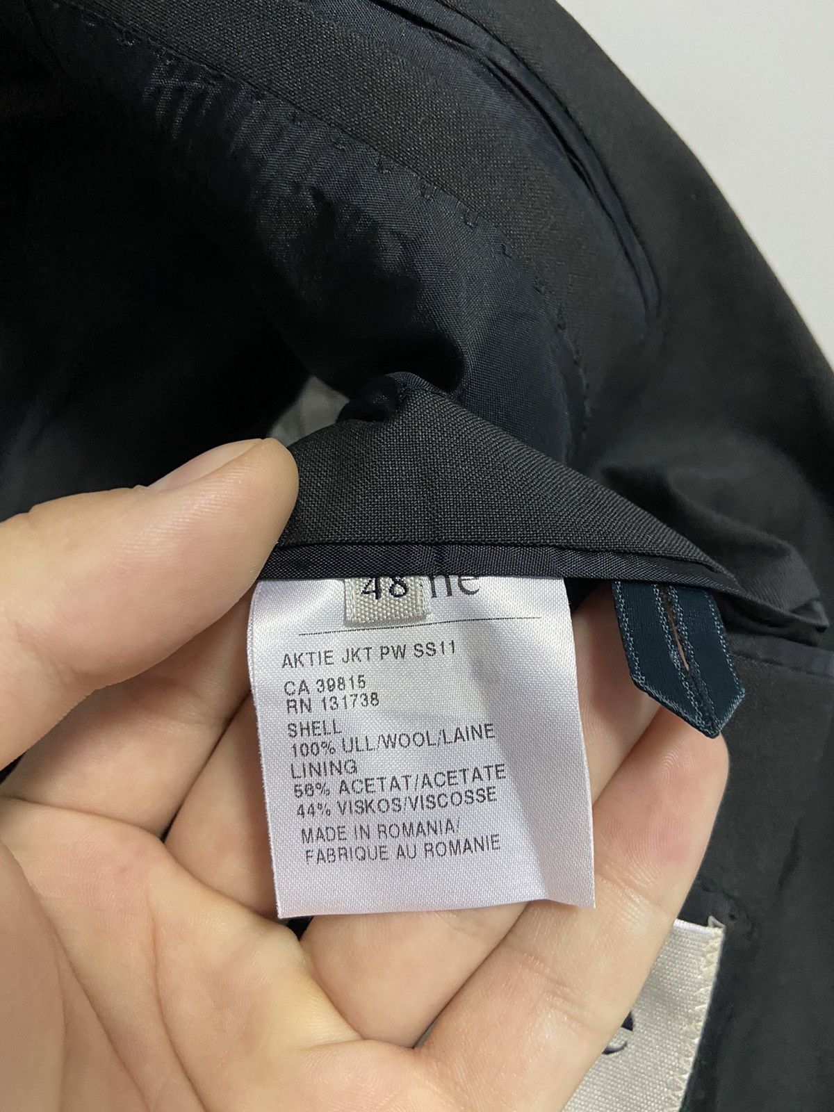 Acne Studios × Vintage Acne studios aktie jkt pw ss11 vintage blazer luxury Size 48R - 5 Thumbnail
