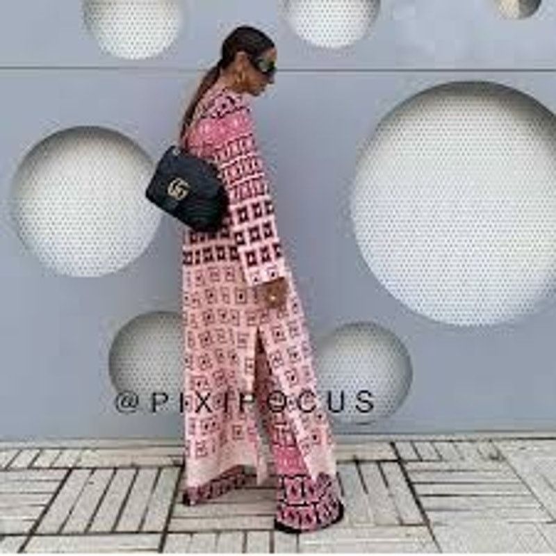 Zara Zara Pink Geometric Print Long Sleeve Resort Travel NWT Size XS / US 0-2 / IT 36-38 - 3 Thumbnail