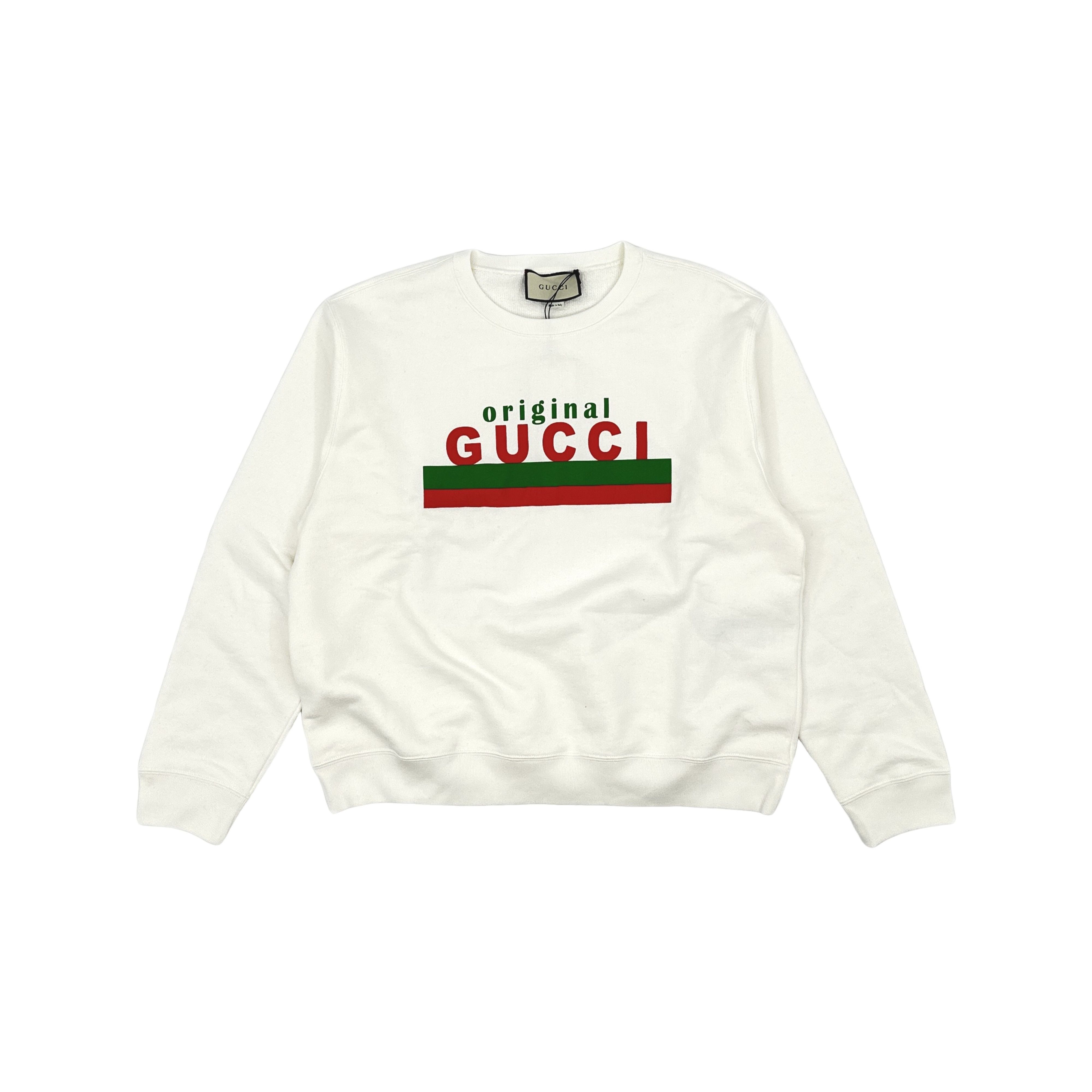 Gucci Gucci Original Logo Print Sweatshirt Size M Size US M / EU 48-50 / 2 - 1 Thumbnail