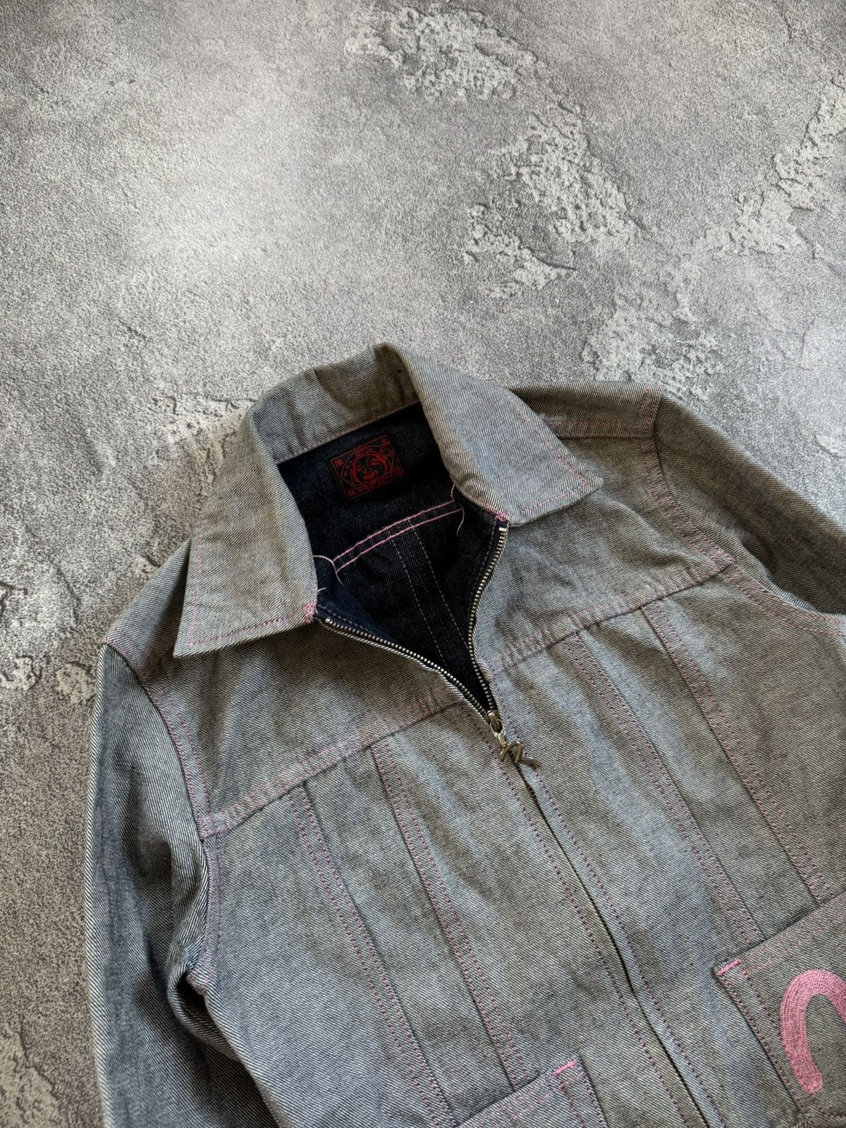 Evisu Evisu L japanese 🇯🇵 brand denim jacket button up vintage 90s Size L / US 10 / IT 46 - 2 Thumbnail