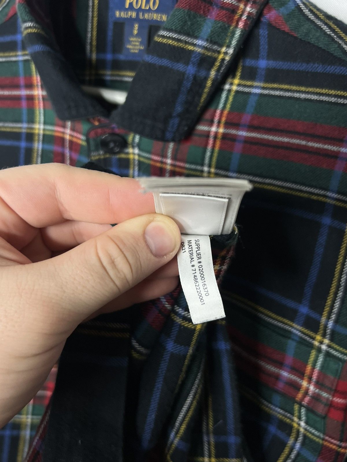 Polo Ralph Lauren Polo Ralph Lauren Plaid Long Sleeve Shirt Luxury Size US S / EU 44-46 / 1 - 10 Thumbnail