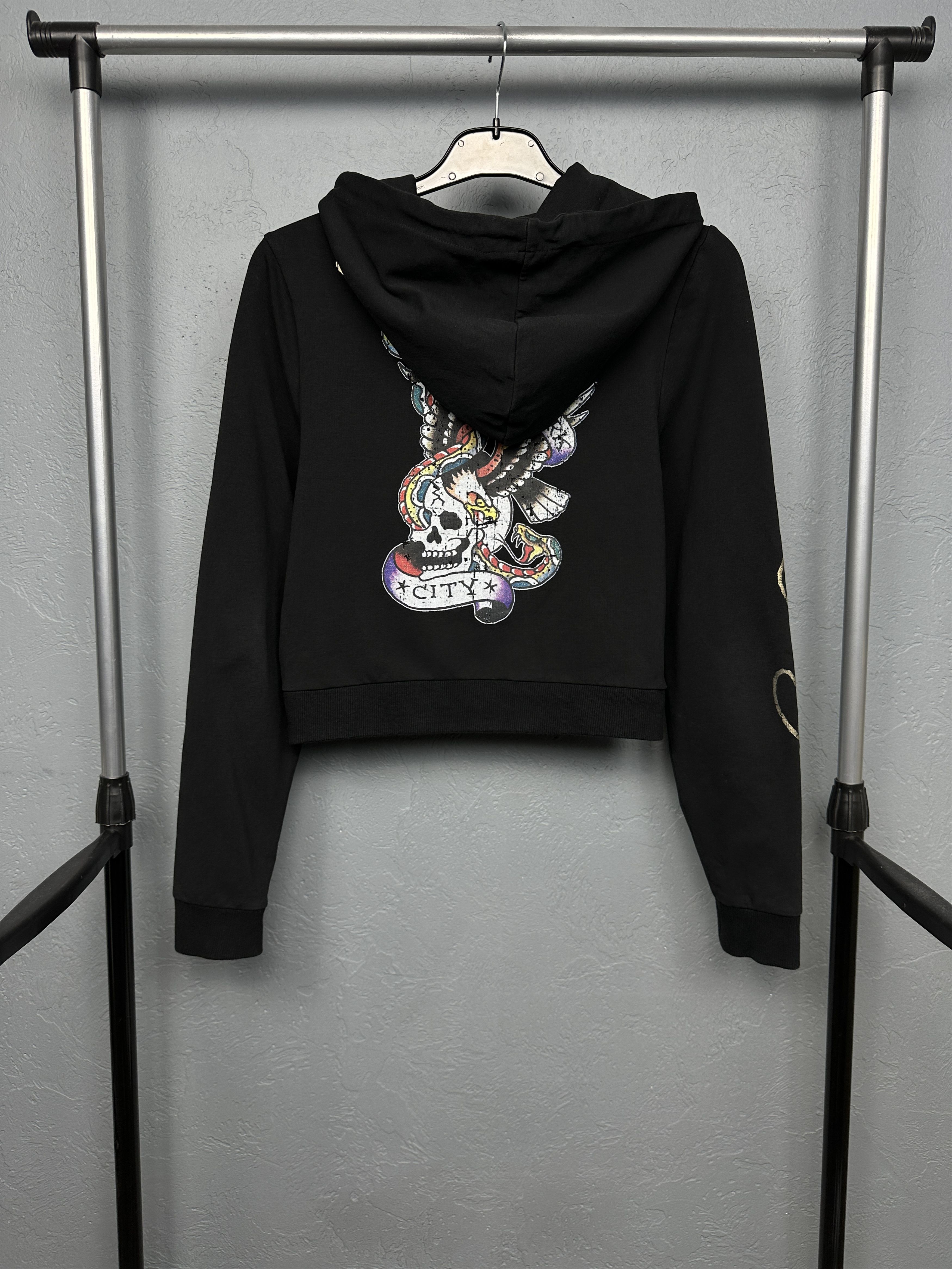 Ed Hardy Ed Hardy Womens Zip Hoodie Size XL / US 12-14 / IT 48-50 - 1 Thumbnail