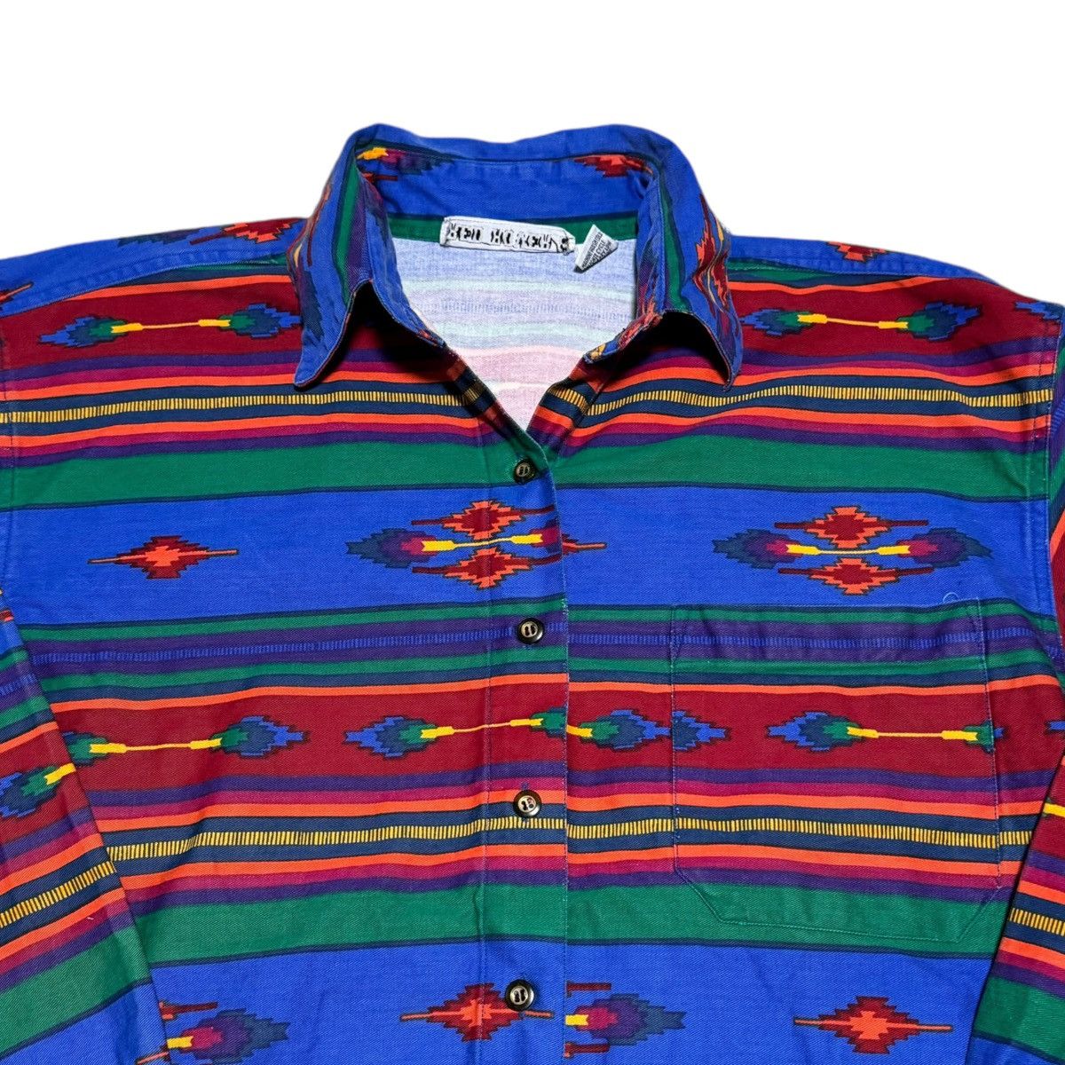 Vintage Vintage Aztec Western 80s 90s Red River Shirt Adult M Size US M / EU 48-50 / 2 - 2 Thumbnail