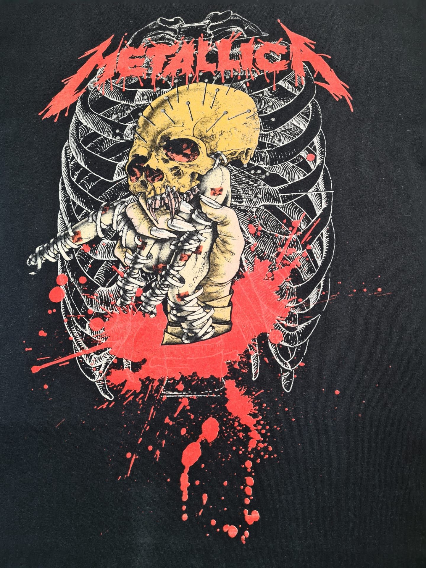 Gildan Metallica - Voodoo Pushead - 1998 Vintage Size L RARE Vtg Size US L / EU 52-54 / 3 - 3 Thumbnail