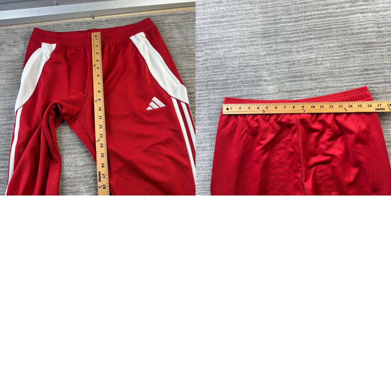 Adidas Adidas Pants Mens Large Red Tiro 24 Jogger Tapered Track Soccer Regular Fit (Inseam 29) Size US 33 - 8 Thumbnail