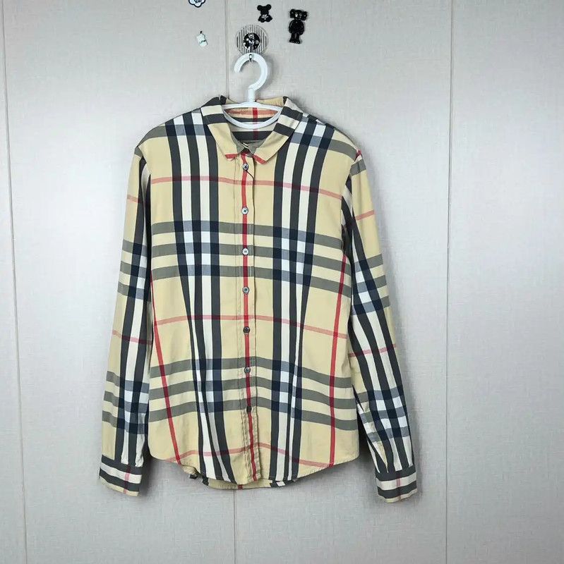 Burberry Burberry Yellow Cotton Women's Shirt Size XL / US 12-14 / IT 48-50 - 1 Thumbnail