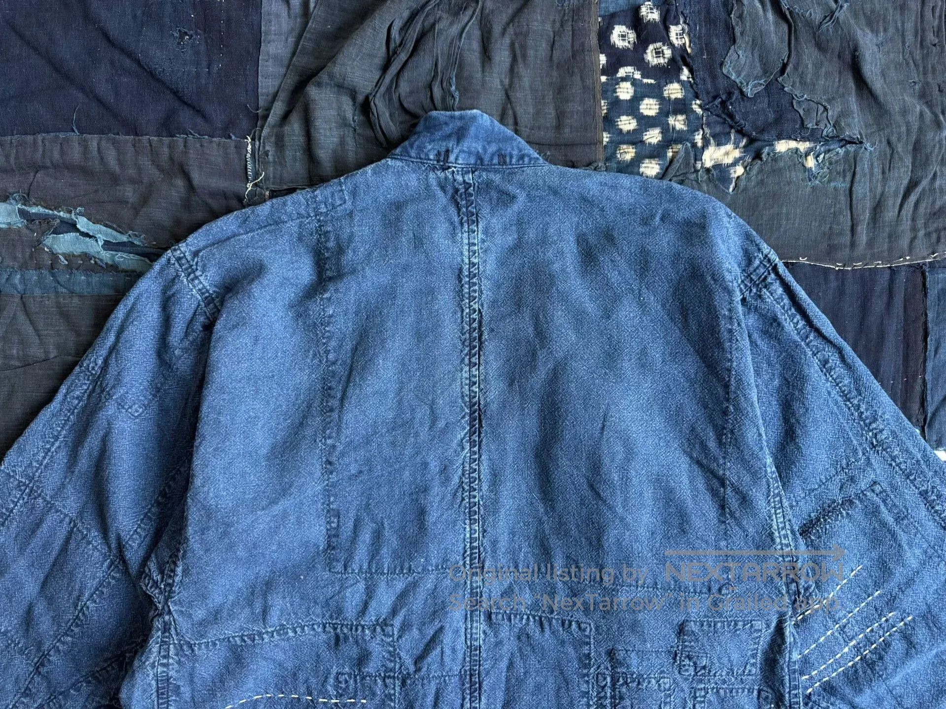 Blue Blue Japan Blue Blue Japan Indigo Dyed Robe Coat. Size US M / EU 48-50 / 2 - 7 Thumbnail
