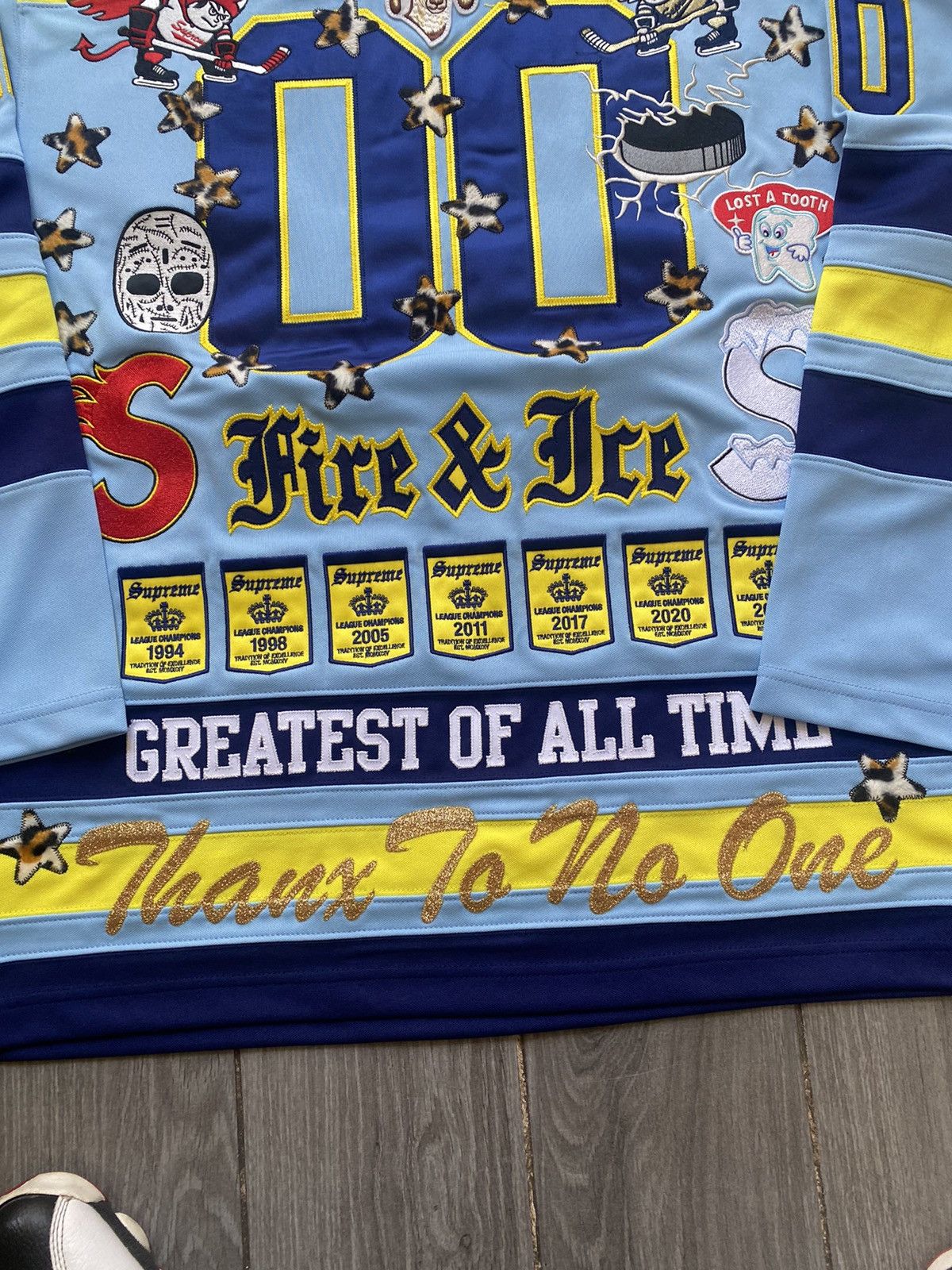 Supreme Supreme Fire & Ice Hockey jersey Large Size US L / EU 52-54 / 3 - 6 Thumbnail