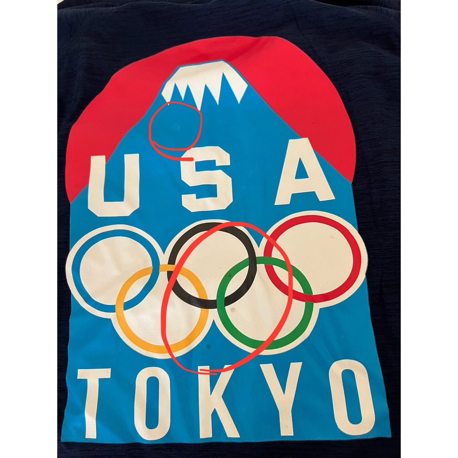 Other USA Olympic Team Tee Shirt Mens 2XL 2020 Tokyo Performance T Size US XXL / EU 58 / 5 - 8 Thumbnail