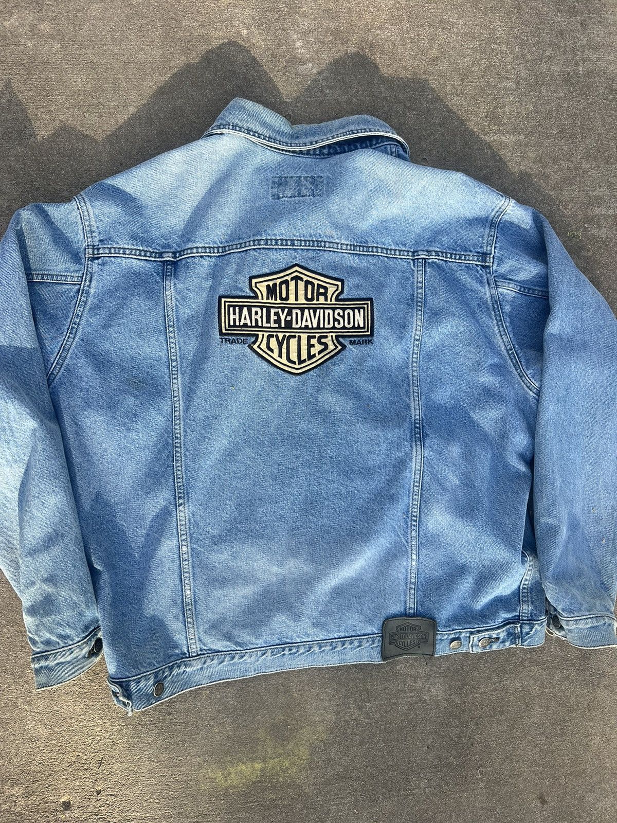 Harley Davidson Vintage authentic XL Harley Davidson denim jacket Size US XL / EU 56 / 4 - 1 Thumbnail