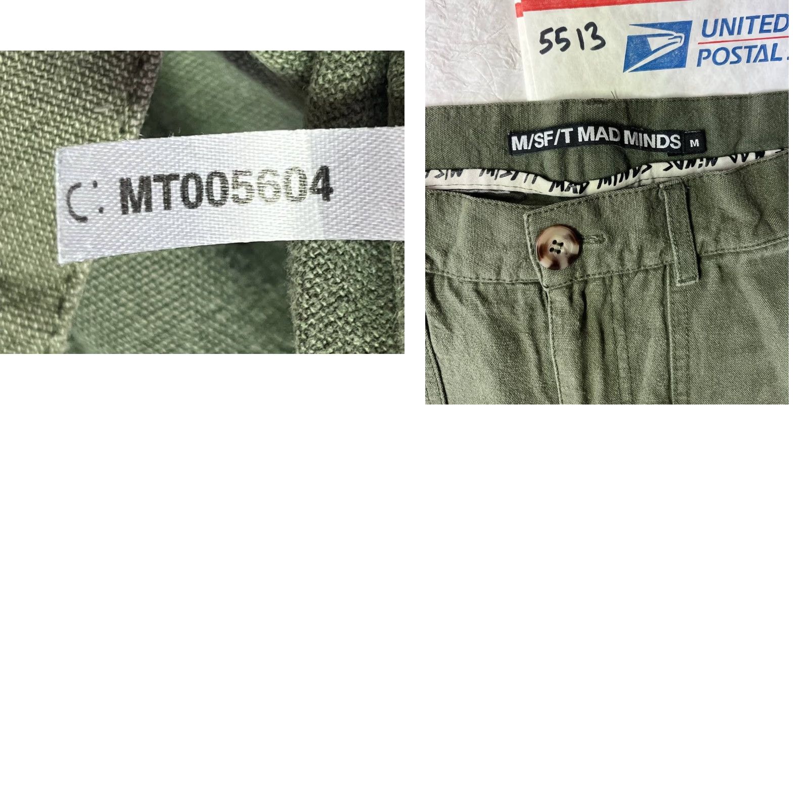 Vintage VINTAGE Misfit M/SF/T Mad Minds Pants Green Green Military Straight Leg High Rise Women M Distressed Size 32" / US 10 / IT 46 - 11 Thumbnail