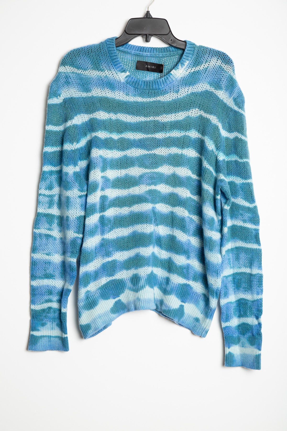 Tie-Dye Crewneck Sweater in Blue, Men's
