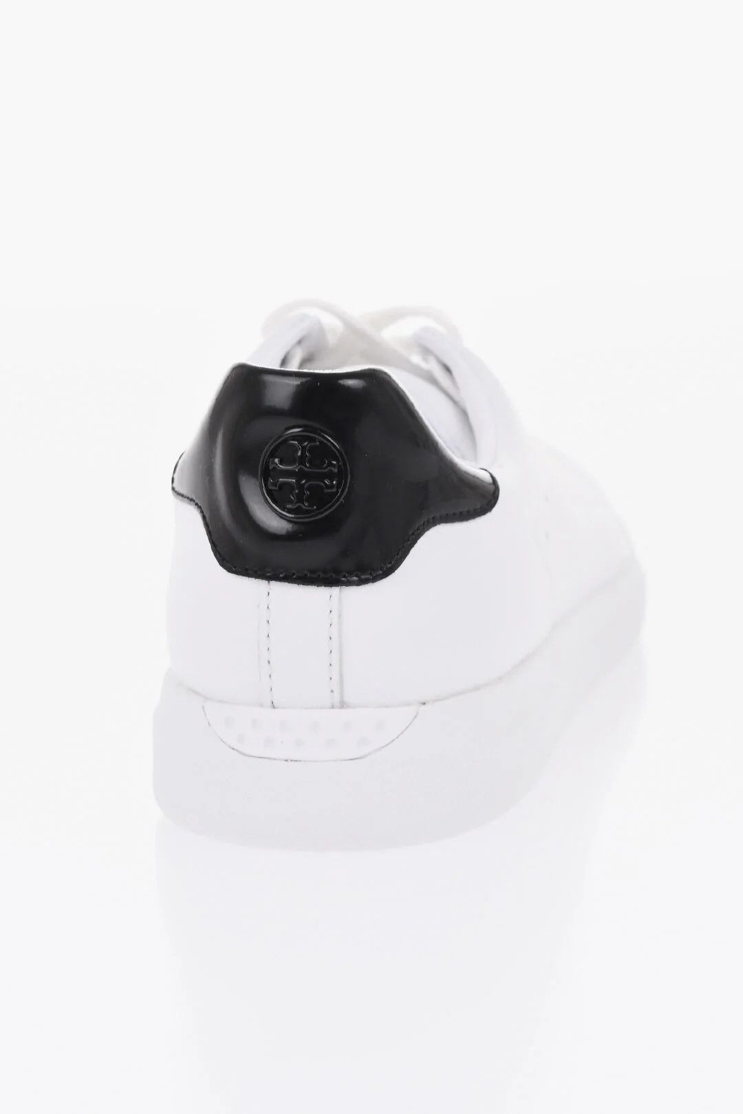 Tory Burch og1mm0426 Leather Low-Top Sneakers in White Size US 12 / IT 42 - 2 Thumbnail