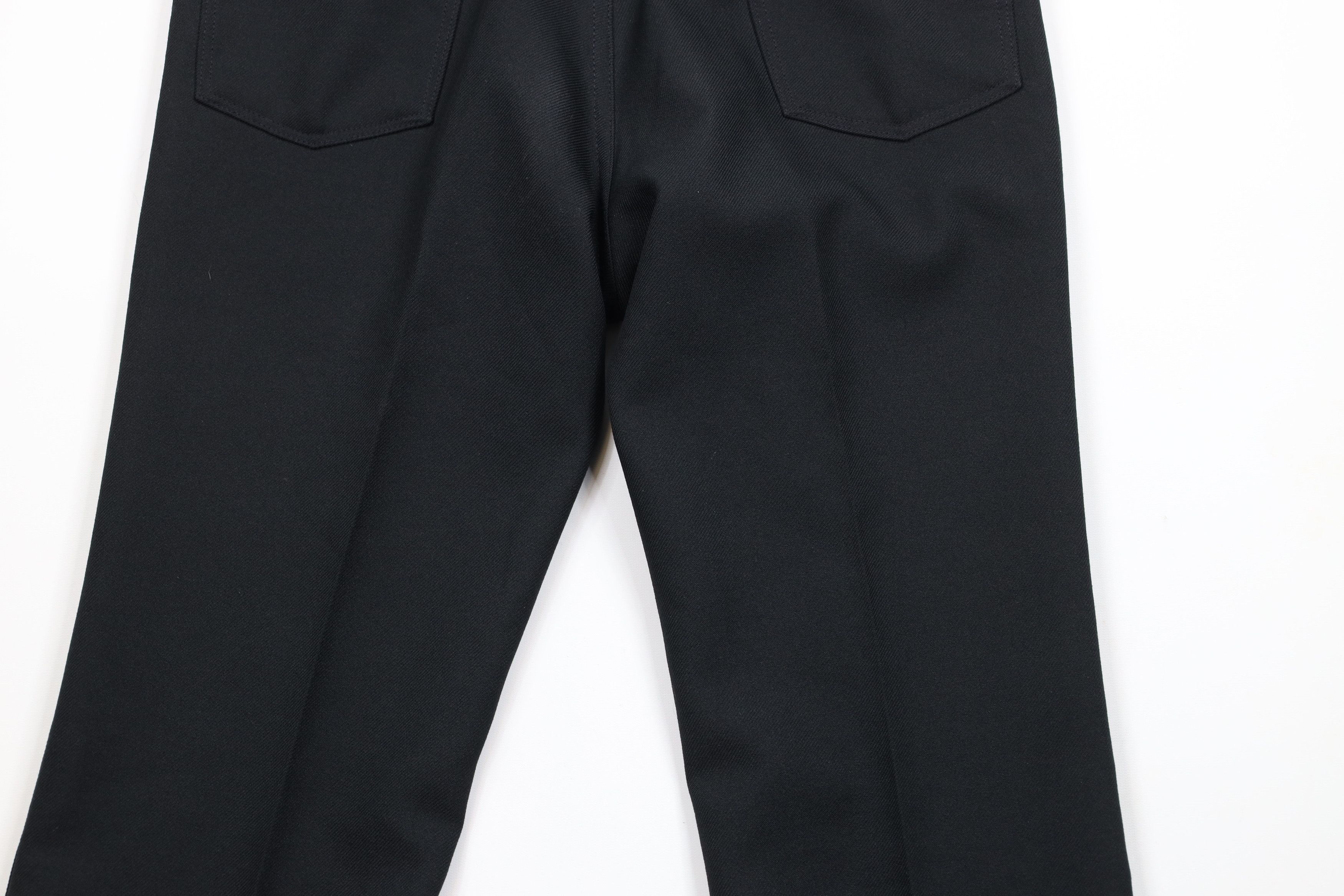 Vintage × Wrangler Vintage 90s Wrangler Flared Wide Leg Chino Pants Black USA Size US 36 / EU 52 - 10 Thumbnail