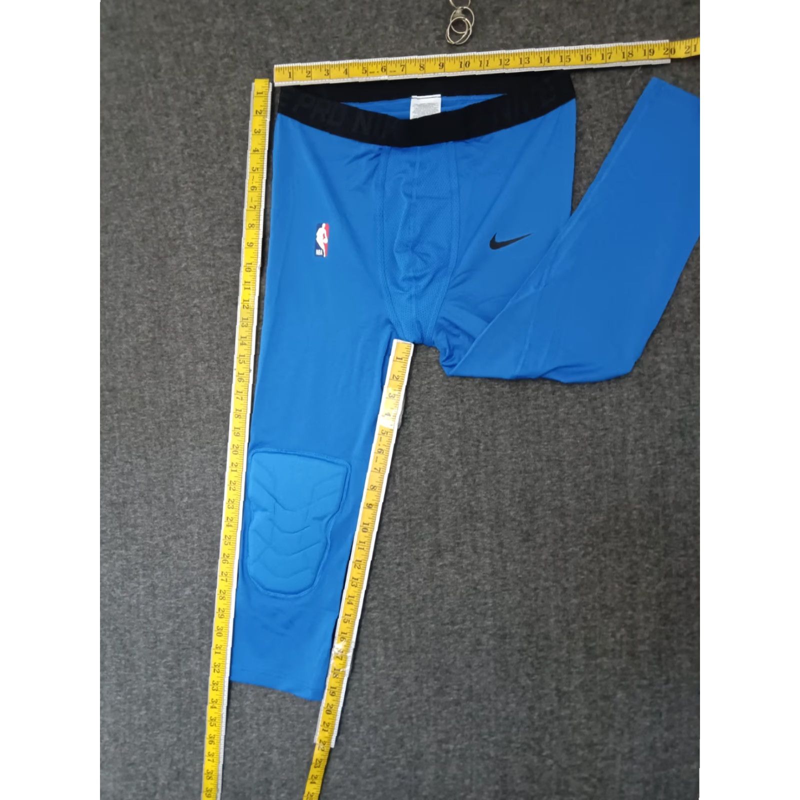 Nike Nike Pro Hyperstrong Men's Pants Tights Padded Blue XS? (Note: original size XLT) Size US 36 / EU 52 - 4 Thumbnail