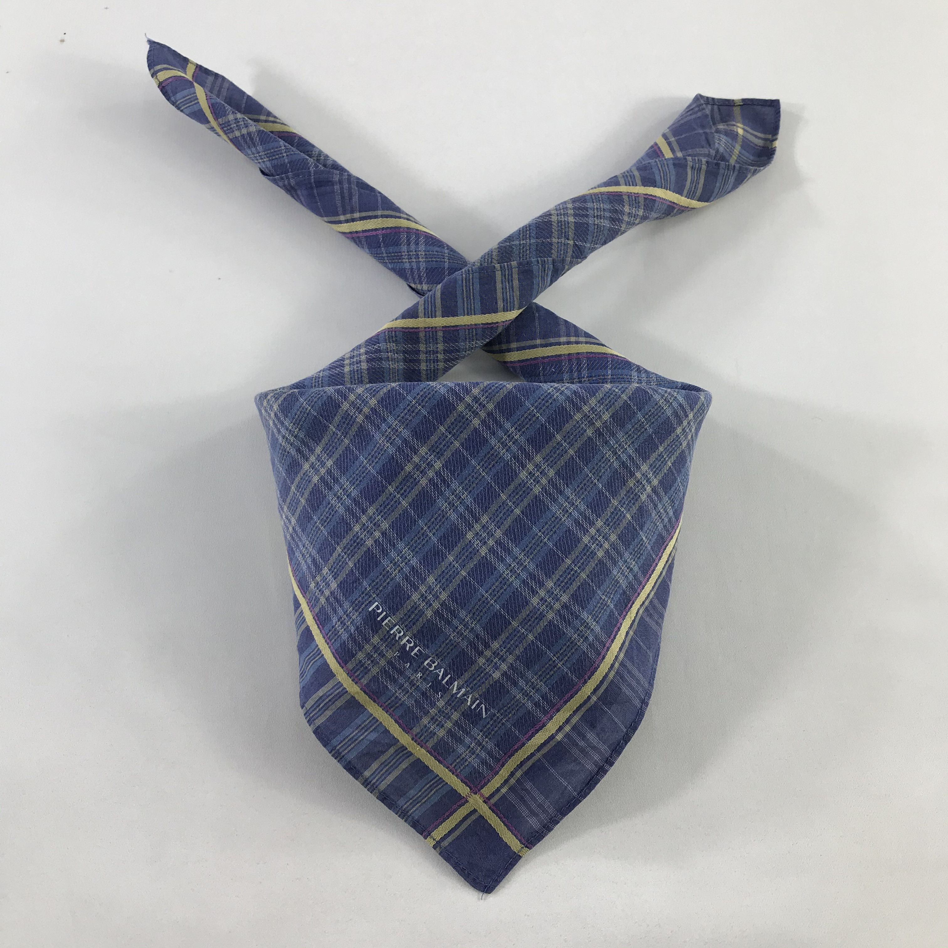 Pierre Balmain × Vintage Pierre Balmain Bandana / Handkerchief / Neckerchief - S1129 Size ONE SIZE - 3 Thumbnail