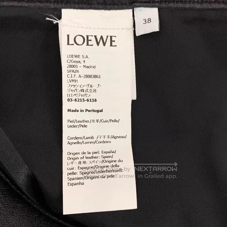 Loewe Loewe Black Casual Leather Long Pants Size 25" / US 0 / IT 36 - 6 Thumbnail
