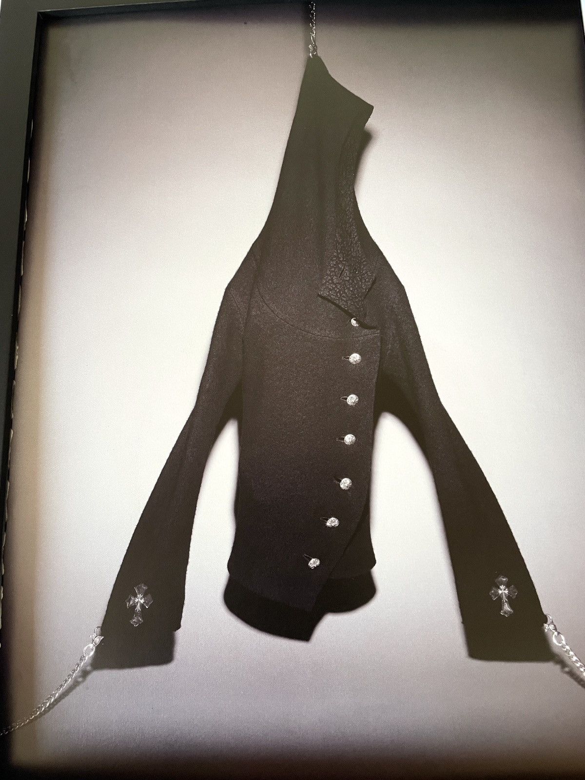 Chrome Hearts × Vintage Chrome Hearts jacket 9x11 Framed poster Size ONE SIZE - 2 Thumbnail