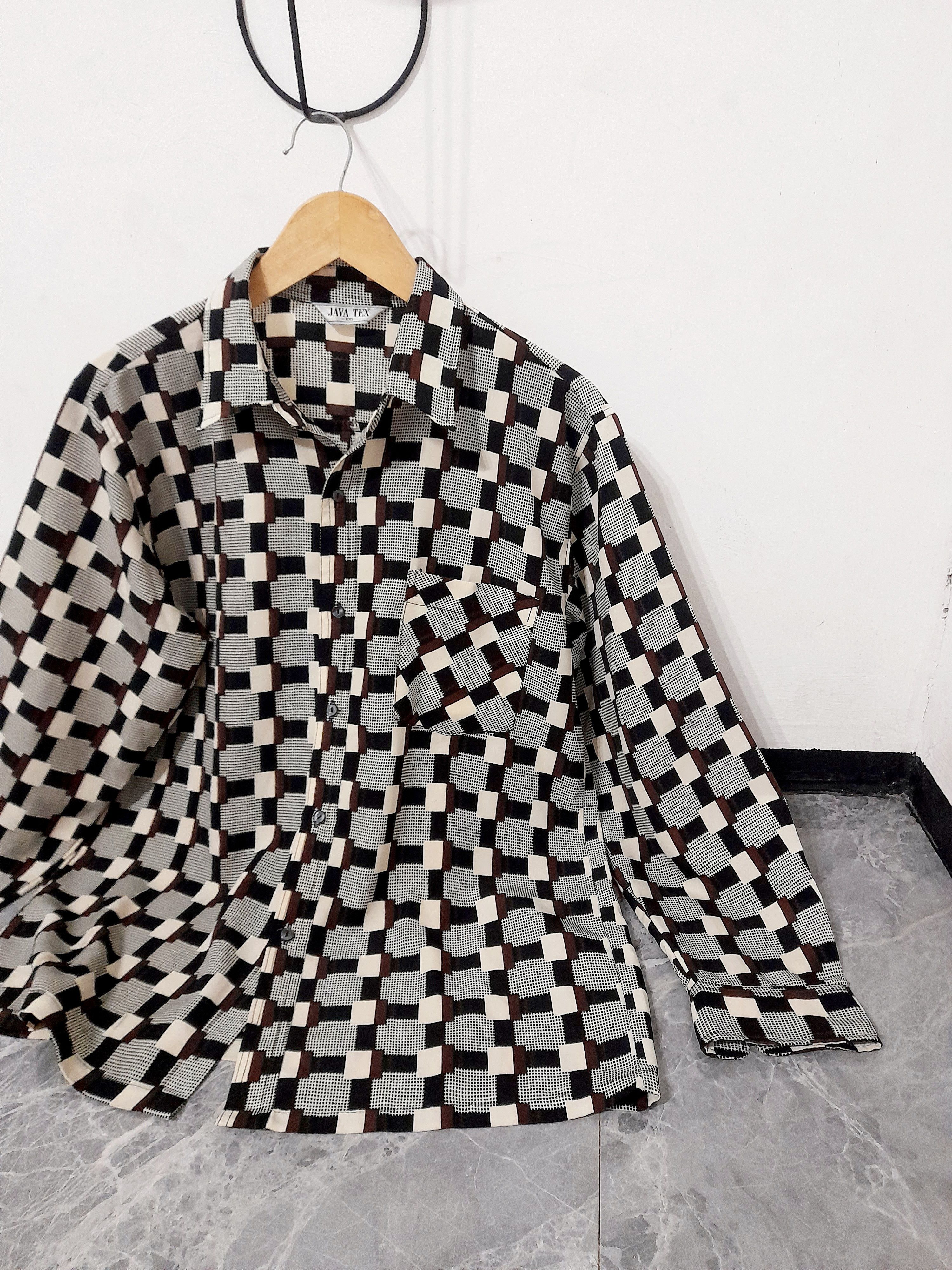 Designer 💥plaid💥 Longsleeve buton up x shirt buton up Size US L / EU 52-54 / 3 - 3 Thumbnail