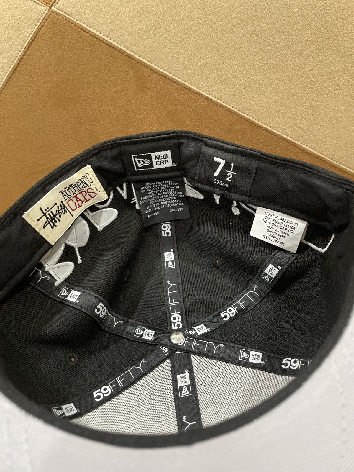 Stussy LA Los Angeles Hat 7 1/2 Authentic Caps Fitted New