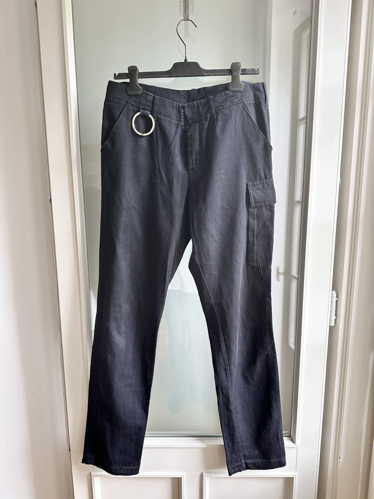 Helmut Lang 1996 Striped Prisoner Jeans pants Archive | Grailed