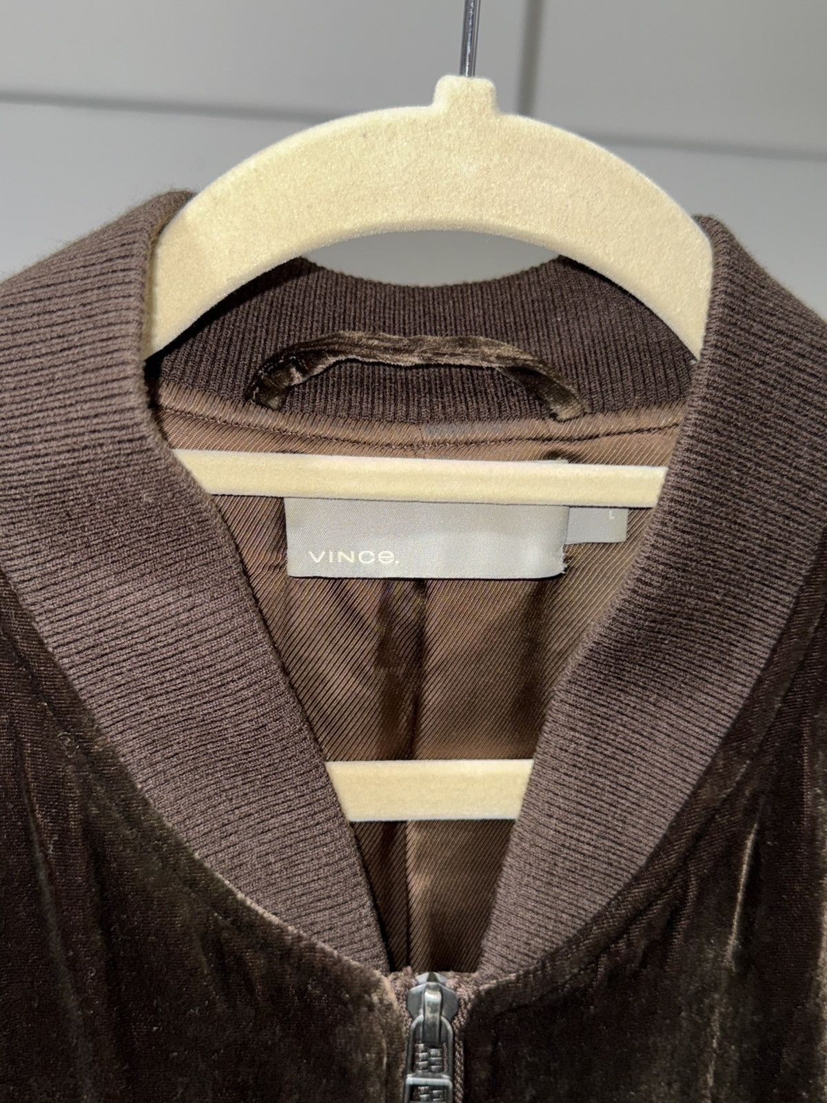 Vince Vince Suede Bomber Jacket in Brown Size US L / EU 52-54 / 3 - 4 Thumbnail