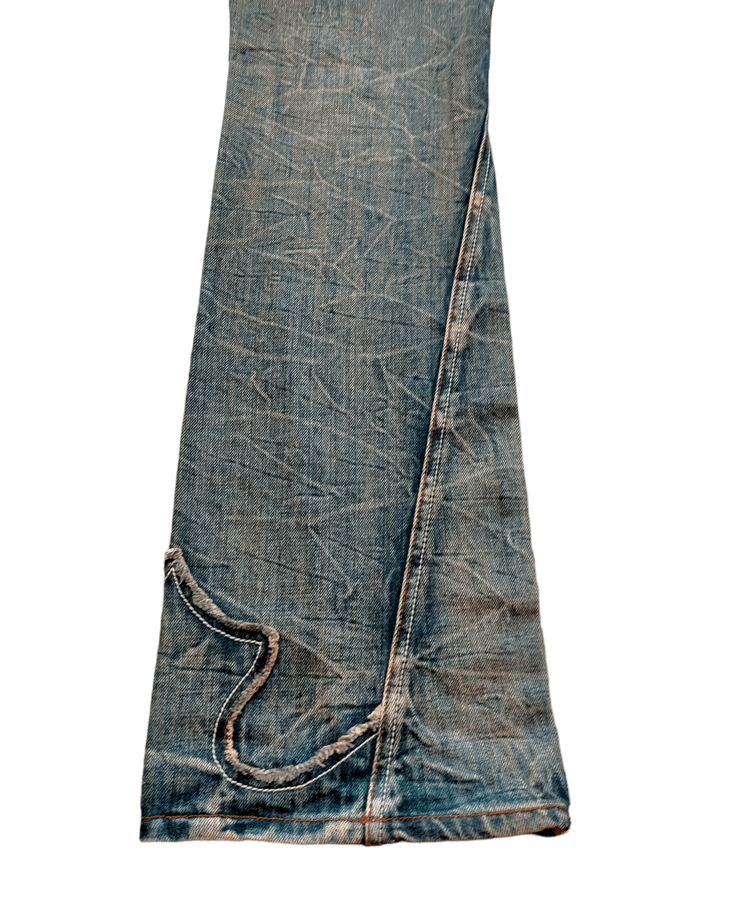 Hysteric Glamour Flare Jeans Semantic Design Acid Wash Boot cut Denim Size US 30 / EU 46 - 16 Thumbnail