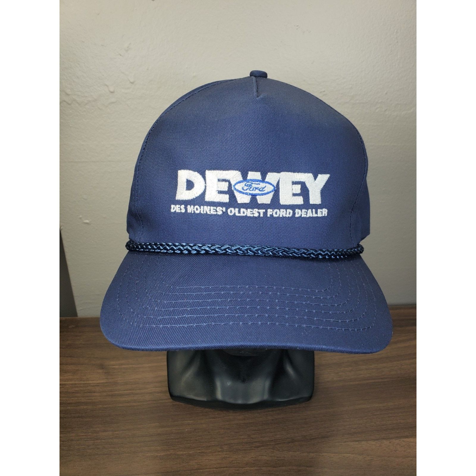 Ford × Vintage Dewey Ford Dealership Des Moines Iowa Hat Snapback Cap IA Size ONE SIZE - 2 Thumbnail