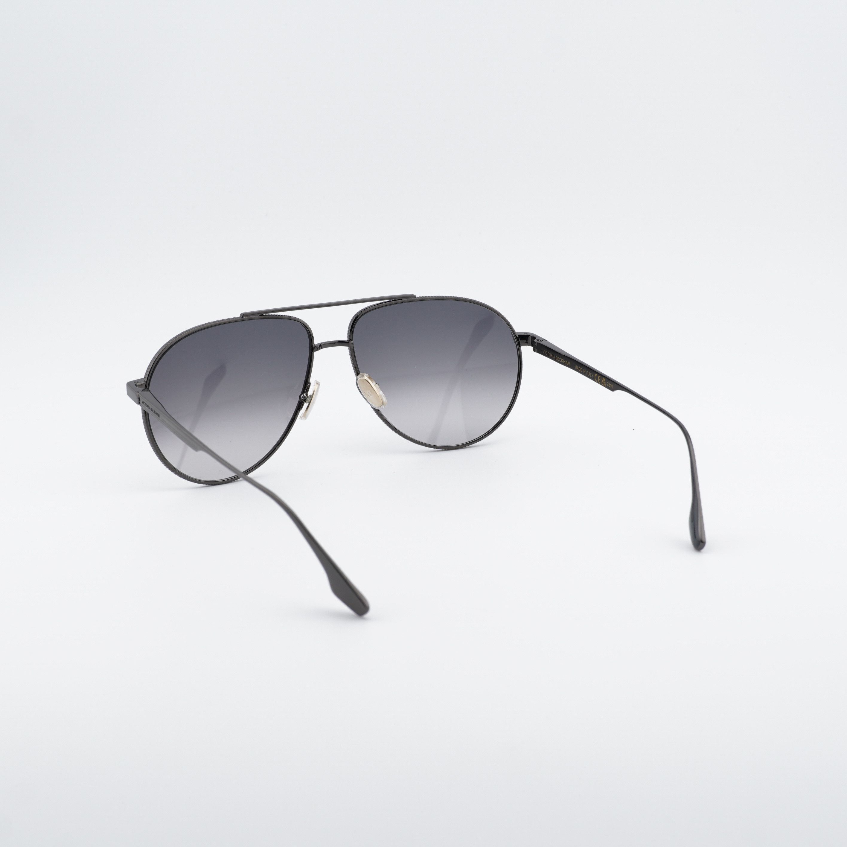 Victoria Beckham Victoria Beckham VB242S 043 Sunglasses Gunmetal Aviator Size ONE SIZE - 3 Thumbnail